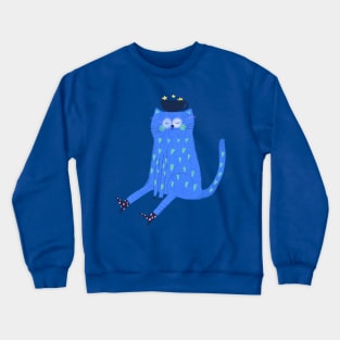 Coffe Cat Crewneck Sweatshirt
